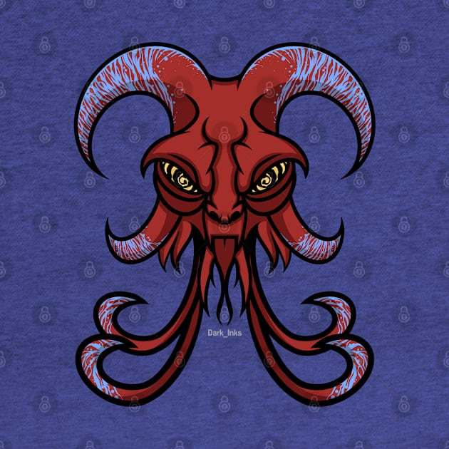 Fork Tongue Demon by Dark_Inks